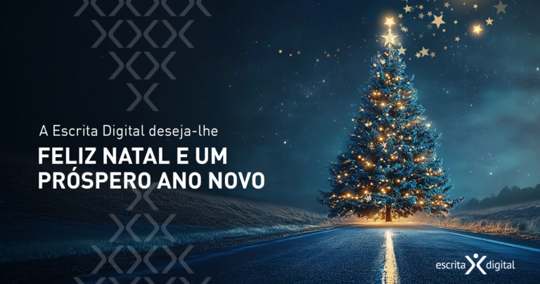 A equipa da Escrita Digital deseja-lhe um Feliz Natal
